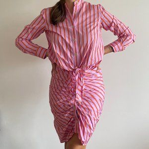 El Ganso pink shirt dress, size S (US4) fits to size US 2-4